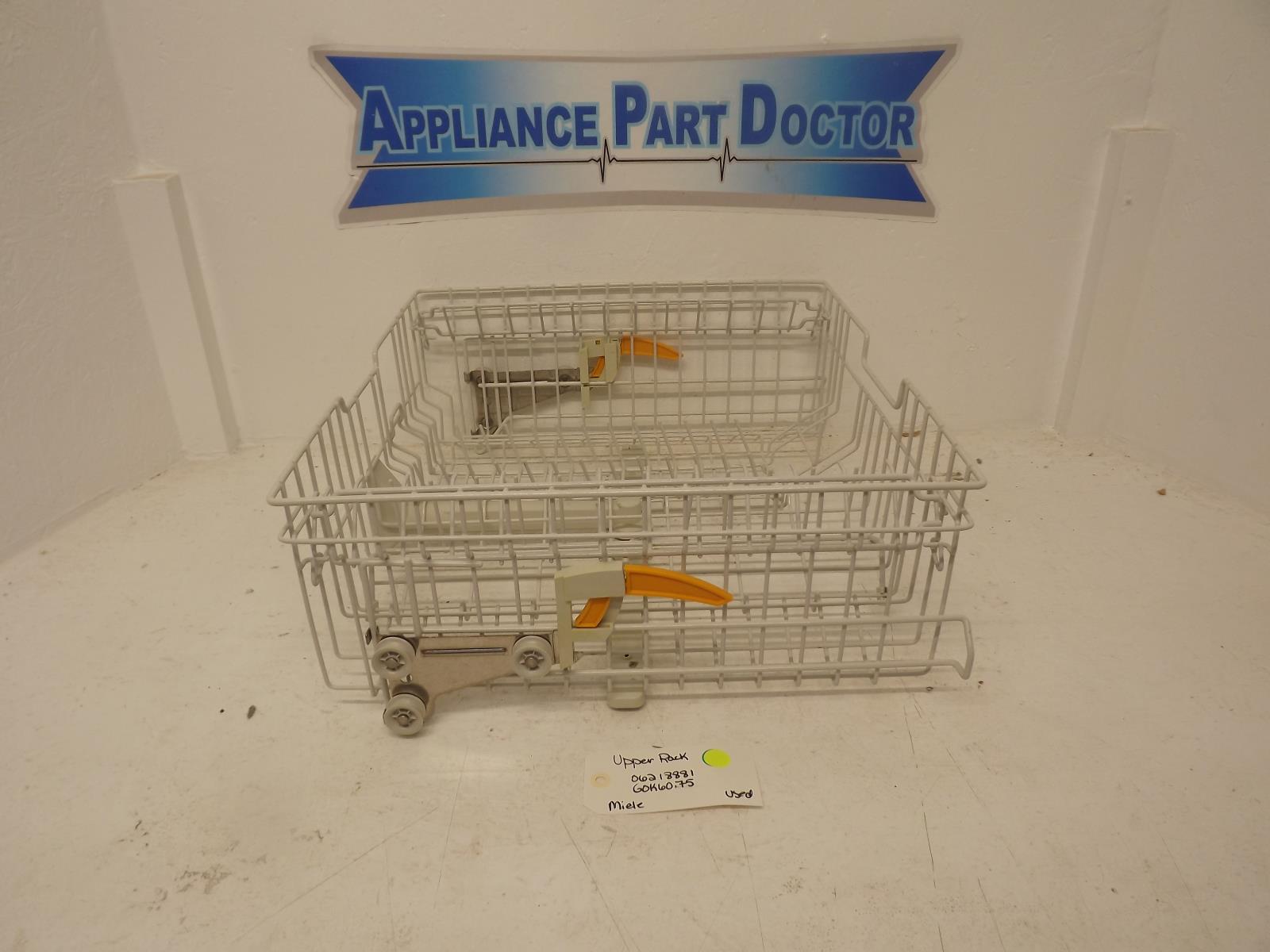 Miele Dishwasher 06218881 G0K60.75 Upper Rack Used Miele Dishwasher 06218881 G0K60.75 Upper Rack Used